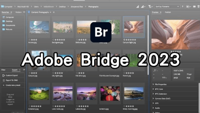 Download Adobe Bridge 2023 Full Crack Tải Free Ổn Định 100%
