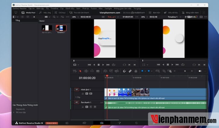 Download DaVinci Resolve Studio 19 Full Crack Tải Free Ổn Định