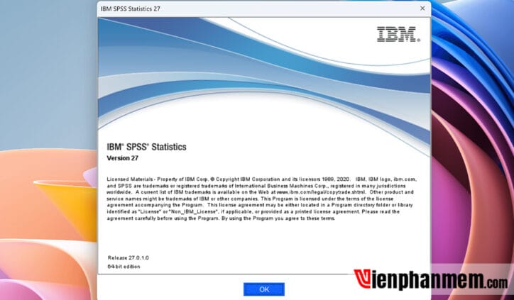 Download IBM SPSS Statistics 27 Full Hướng dẫn Crack thành công