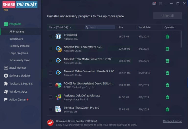 Download IObit Uninstaller Pro Full Crack Tải Free Ổn Định 100%