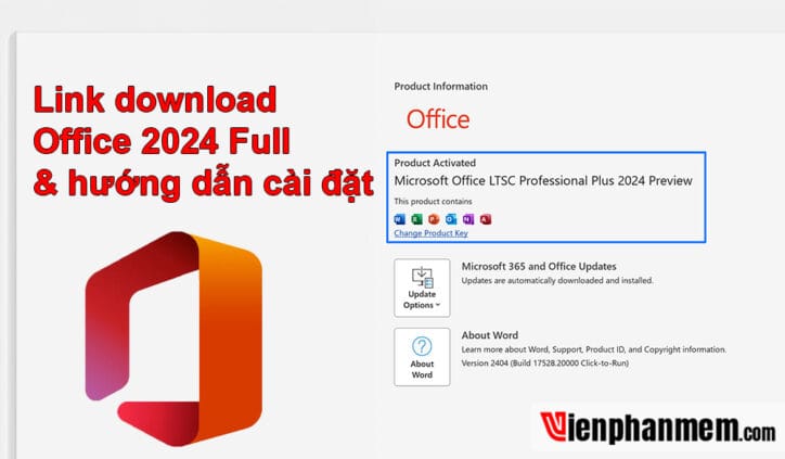 Download Office 2024 Full Crack Tải Miễn Phí Ổn Định 100%
