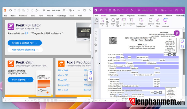 Tải Foxit Reader Full Crack PDF Editor Pro active bản quyền vĩnh viễn