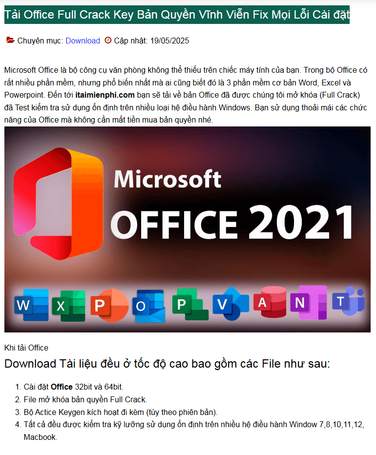 Download Office Full Crack 9